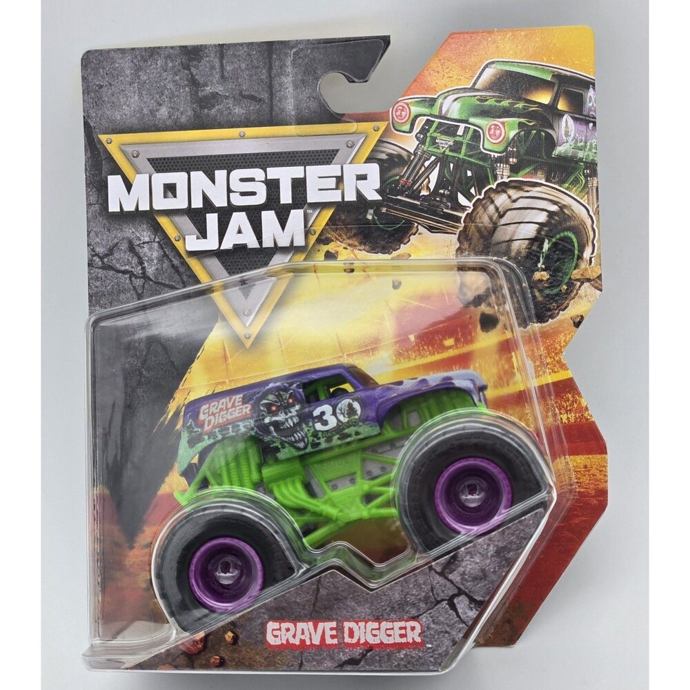 Spin Master Monster Jam Grave Digger 2025 Series 1 Purple 1:64‎ Diecast Truck